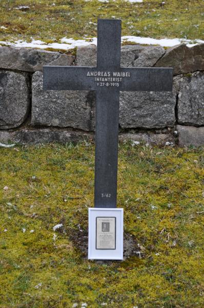 Das Grab von Andreas Waibel